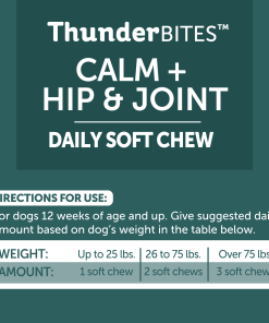 ThunderBites® Calm + Hip & Joint Daily Soft Chews for Dogs