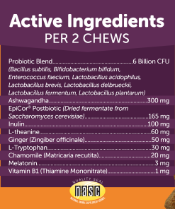 ThunderBites® Calm + Probiotic Daily Soft Chews for Dogs